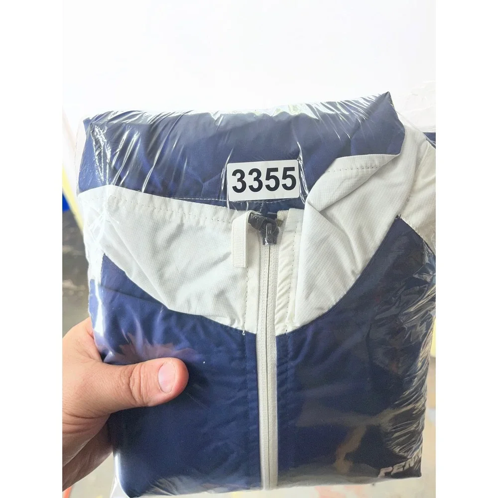 Nike Penn State Windbreaker Mens Medium Blue Full Zip Nittany Lions nice 3355